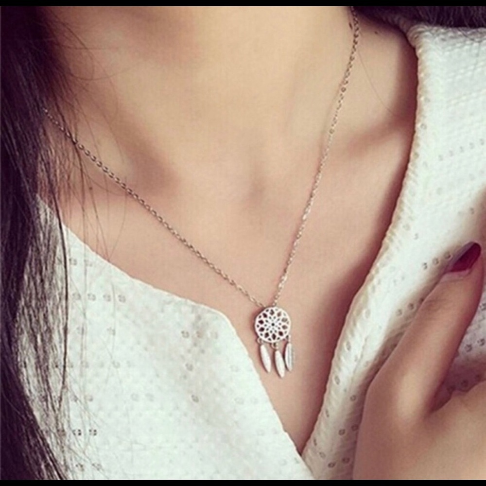 Boho Dream Catcher Necklace